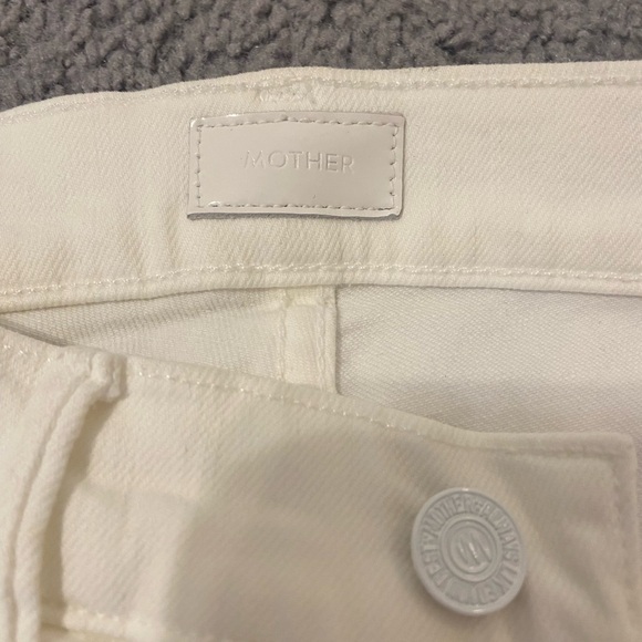 Mother “the insider crop” jeans in white - Picture 4 of 6